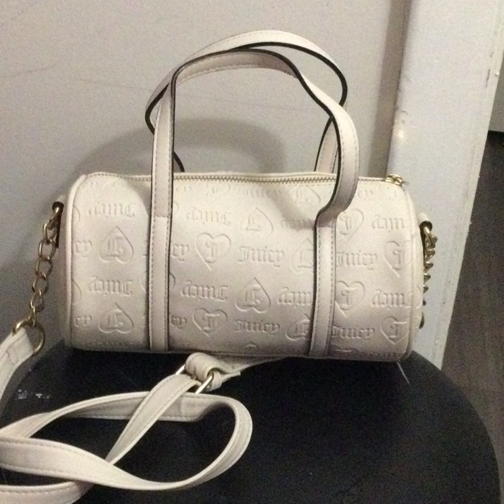 Juicy Couture White Barrel Crossbody Bag - Picture 3 of 3